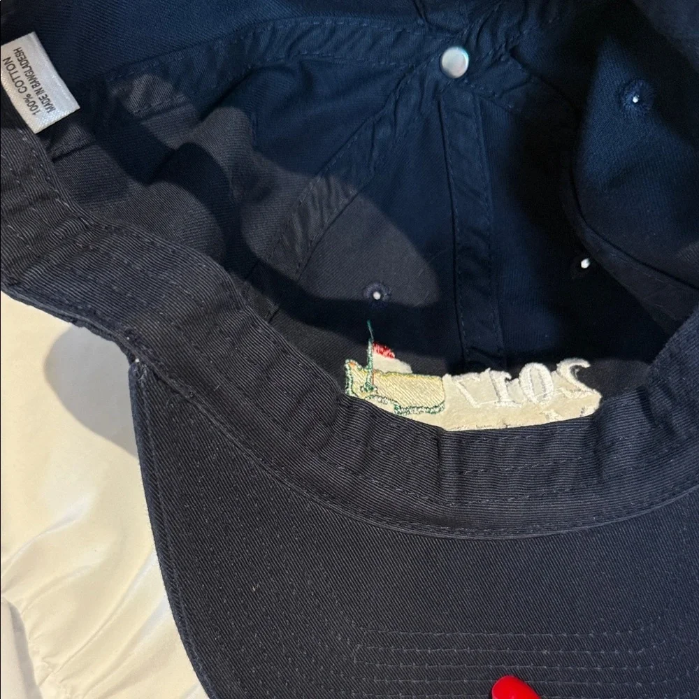 Masters 2017 (Sergio Garcia Spain Champion Year 🏆) Navy Golf Cap NWT Augusta GA - Picture 5 of 6